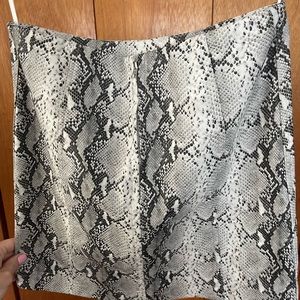 Victoria + Sophia snake print skirt